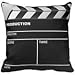 Movie maker Clap Board Throw Pillow Personalized 18x18 Inch Square Cotton Throw Pillow Case Decor Cushion Covers
