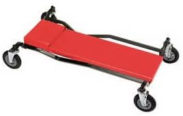 USA Made - Professional Heavy-Duty 40" Creeper with 6" No-Matic Rollers (MTLPNEU) - by Whiteside Manufacturing