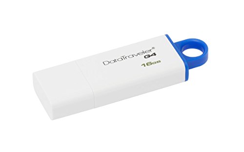 Kingston Digital 16GB Data Traveler 3.0 USB Flash Drive - Blue (DTIG4/16GB )