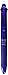 Pilot Frixion Ball3 3-Color 0.5mm Ballpoint Pen, Blue (P-LKFB-60EFL)