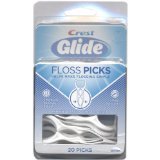Crest Glide Floss Picks, 20 Picks (Pack of 2)