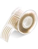 Double Eyelid Stickers-600 Pairs Adhesive Invisible Fiber - Natural Complexion Eyelid Tape (SLIM)