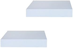 SHELVING SOLUTION Floating Shelf (White, 11" x 2PC)