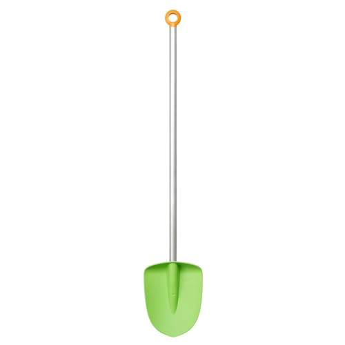 Fiskars MyFirst Fiskars Spade, For Children, Length: 91 cm, Synthetic Material-spade/Aluminium Handle, Green/Orange, 1001420