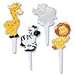 Zoo Animal Cupcake Picks - 24 ct by Bakery Supplies