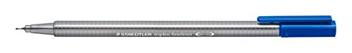 Staedtler Triplus Fineliner Marker Pen - 0.3 mm - Light Blue