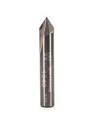 Whiteside Router Bits 1540 ranura en V 60 grados diámetro de corte de 1 4 inch y longitud de punta de 7 32 inch
