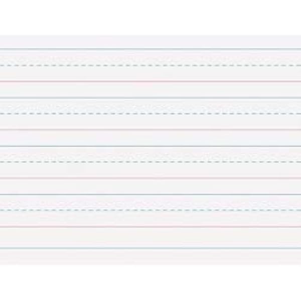amazon com pacon handwriting paper zaner bloser grades pre k k 1 1 8 x 9 16 x 9 16 ruled 10 1 2 x 8 ruled long 40 sheets notebook filler paper office products