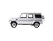 RASTAR 30400 1:14 6 Channel Remote Control Mercedes-Benz G55 AMG Car Model with Light (Silver) + Worldwideing