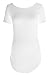 Cutiefox Women's Summer Side Slit Bodycon Beach Mini T Shirt