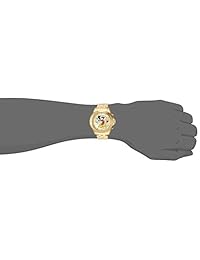 Invicta - Reloj de cuarzo para hombre, diseño de Disney Limited Edition, acero inoxidable, color dorado (modelo: 27376)