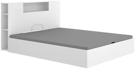 DEKIT - Pacote de Poupança do Quarto Nest Canapé com Cabeceira de Dez com 1 colchão viscoelástico Nova 150 x 190 cm, altura 20 cm