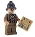 NEW LEGO Indiana Jones PROFESSOR HENRY Minifigure Mini Figure Minifig with Map