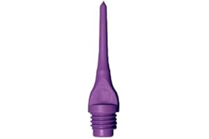 MUELLER RECREATIONAL PRODUCTS, INC. Mueller 1/4" Thread Plastic Keypoint Dart Tips – Bag/100-15 Color Variations