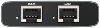 EH310 Sdoppiatore Ethernet Gigabit, Velocità Gigabit 1000 Mbps da 1 a 3, Compatibile con Cavi Ethernet di Cat 8/7/6/5e/5, Involucro in Leghe di Alluminio, Plug&Play