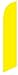 Solid Yellow Feather Banner Swooper Flag Sign, Replacement Flag Only