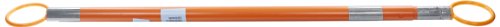Cortina Retractable Cone Bar with Silver Reflective Tape, Extends 5' to 9',  03-824CB, Orange/Silver