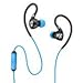 JLab Audio Fit2 Sport Wired Earbuds | Sport Fit with Customizable Memory Wire Earhook | IPX5 Waterproof & Sweatproof | C3 Sound with Titanium Drivers | Black & Blue