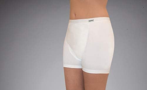 Suprima Incontinence Briefs (Cotton/Lycra with Truncated Leg) Product Size 4850 – 262 (for Women) – 1 – White
