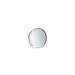 iDesign Gia Metal Suction Shower Shaving Mirror for Bathroom, Vanity, Bathtub, Wall, 5.75