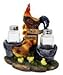 Farm Rooster and Chicken Salt and Pepper Shakers