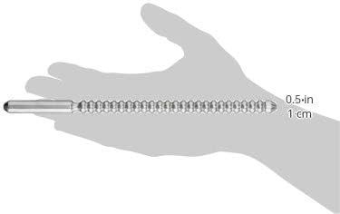 Triune DIP Stick Ribbed, 12 x 240 mm, Brushed Steel, TMS247912BR, Silver - Image 3