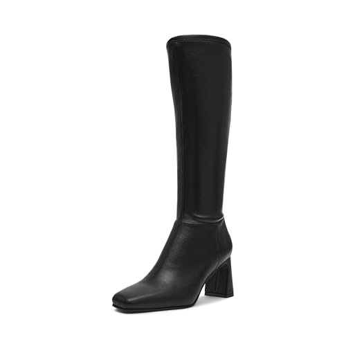 Steve Madden Women's Hunny Knee High Boot, Black, 5.5