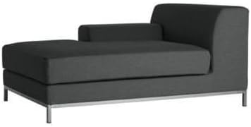 Ikea Kramfors Left Hand Replacement Chaise Longue Slip cover Sanne Grey by Kramfors