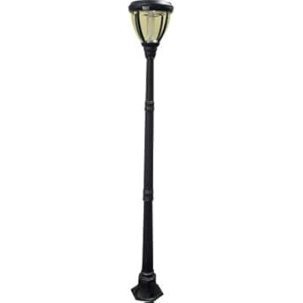 Sunforce Solar Lamp Post with Motion Sensor - 6Ft.H, 23 ... Sunforce Solar Lamp Post with Motion Sensor - 6Ft.H, 23 ...