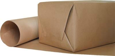 TRADEGEAR Brown Kraft Paper Roll 17.75" X 1200" (100') – Ideal Wrapping Paper for Gifts, PARCELS, Shipping, Kids Art & Craft, Printing – 100% Recycled, Biodegradable, ECO-Friendly (17.75")