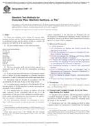 ASTM C497-17 Standard Test Methods for Concrete Pipe, Manhole Sections, or Tile Paperback – April 1, 2017