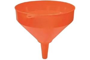 Bistras 10" Jumbo Plastic Funnel for Kitchen, Car, Automotive Use - Oil Funnel for Gas, Car Oil, Lubricants and Fluids