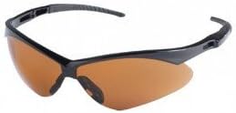Jackson Nemesis Safety Glasses Black Frame - Copper Colored Blue Shield Lens