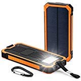 Waterproof 300000mAh Portable Solar Charger Dual USB Battery Power Bank RT Phone