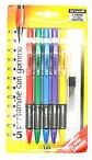 Soft Grip 0.7mm HB Mechanical Refillable Pencils With Extra Leads Eraser x 50