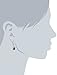 Sterling Silver Garnet Lever Back Earrings and Pendant Necklace Set