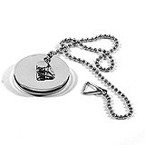 1 1/2" Basin Chrome Plated Plug with Chain Stay
