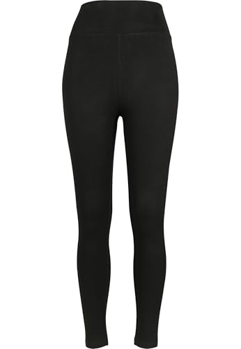 Urban Classics Femme Ladies High Waist Jersey Legging, Noir (Black 00007), L EU