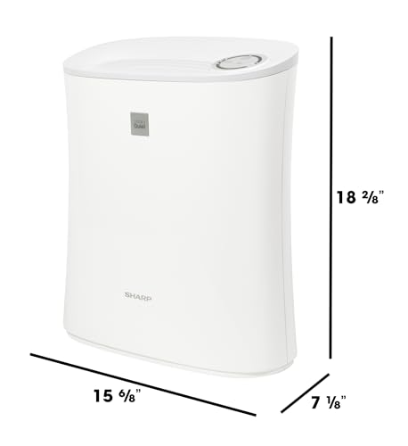 SHARP Air Purifier with True HEPA filter. Covers up to 690 sq. ft. for Small Rooms, such as Bedroom, Office or Dorm Room, for Dust, Smoke, and Pollen. FPF30UH