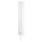 Westek FA318HBWCC Fluorescent Under Cabinet Light with Outlet, 18-Inch, White
