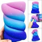 FTXJ Decompression Toys, Cute Jumbo Big Marshmallow Squishies Very Slow Rising Kawaii Scented Creamy Candy Foam Squishies Food Bread Simulation Kid Toys (Starry Sky, 14.595cm)