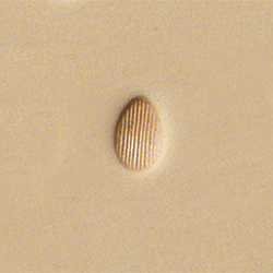 Tandy leather craftool pear shader stamp 6215