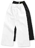 ProForce Gladiator Student 6oz. Martial Arts-Karate Deluxe Pants (Elastic Waist) WHITE