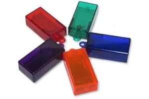 BUOSHA 5 Pack of Translucent Dog Training Clickers, assorted