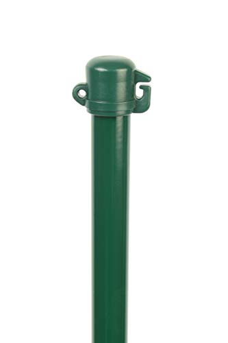 Alberts 854232 Barra universal | superficie lisa | cincado fosfatado, plastificado verde | longitud 750 mm | poste Ø 16 mm