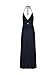 BerryGo Women's Sexy Halter V Neck Dress Floral Backless Split Beach Dress