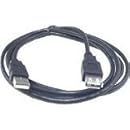USB 2.0 Extension Cable Type A Male to Type A Female 6 ft, Black