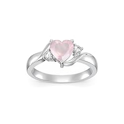 Shusukue Customized Natural Rose Quartz Ring 925