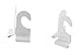 Baumgartens Suspended Ceiling Hooks 2 Pack WHITE (54510)