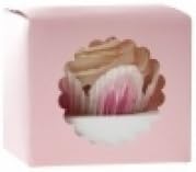Pale Pink Cupcake Box - Single